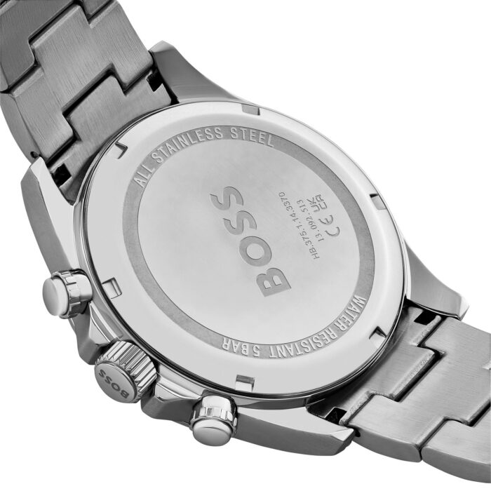 Hugo Boss Men's Hero Chronograph Blue Stainless Steel Watch - HB1513755 - Image 4